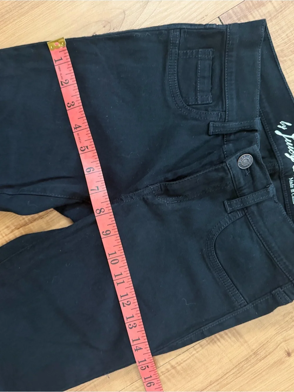 Juicy Couture Low Rise Black Skinny Jeans Brand New Vintage Y2K XS